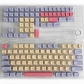 104+28 Cotton Candy PBT Dye-subbed XDA Keycap Set for Mechanical Keyboard English / Thai / Japanese / Russian / Arabic / French / German / Spanish